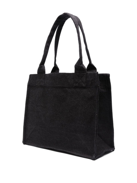 Ganni Ganni Large denim tote bag