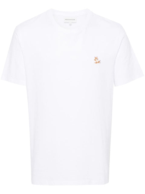Maison Kitsune Maison Kitsune Chillax Fox logo-detail T-shirt