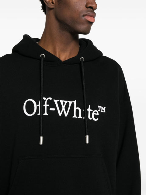 Off White Off White Big Bookish Skate cotton hoodie