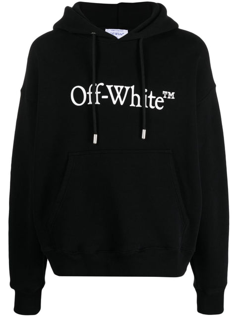 Off White Off White Big Bookish Skate cotton hoodie