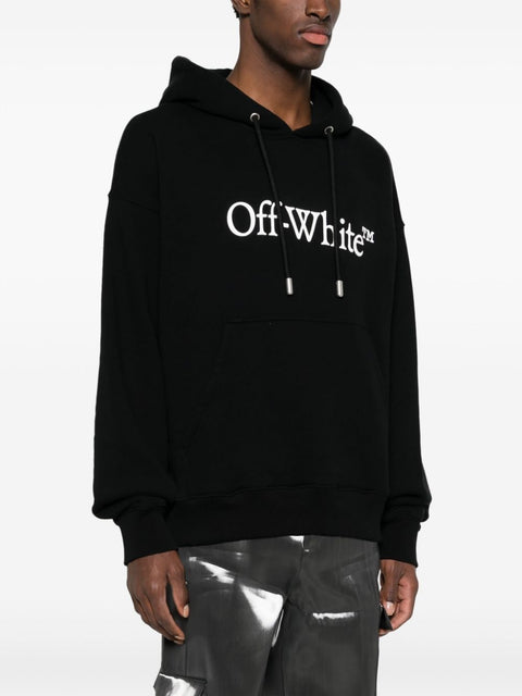 Off White Off White Big Bookish Skate cotton hoodie