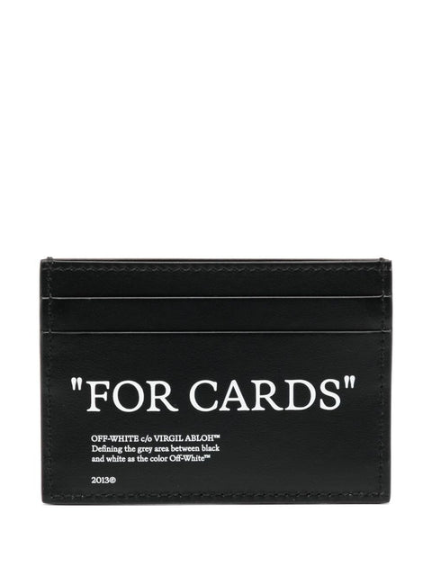 Off White Off White leather card case