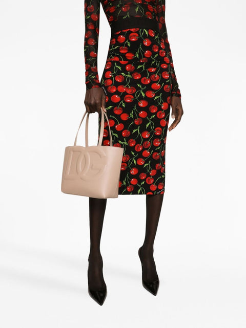 Dolce & Gabbana Dolce & Gabbana Small calfskin DG Logo shopper