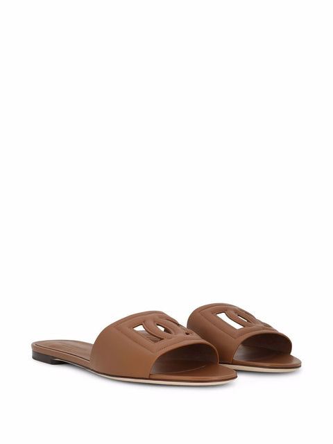 Dolce & Gabbana Dolce & Gabbana DG Logo leather sandals