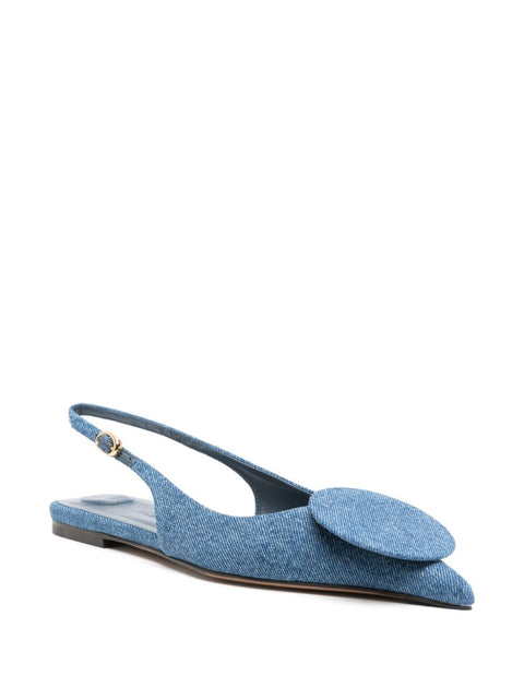 JACQUEMUS Jacquemus The Slingback Duelo Plates ballet flats