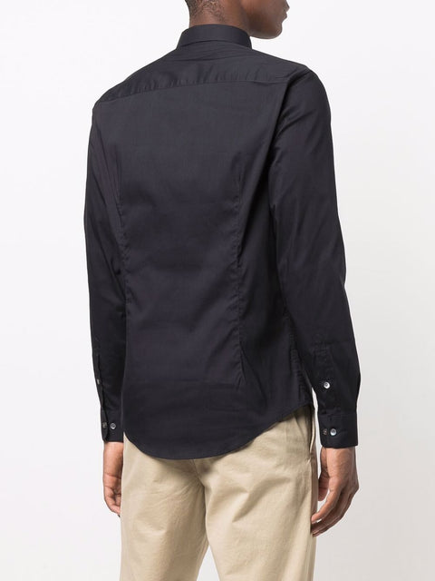 Emporio Armani Emporio Armani logo-patch Longsleeved Shirt
