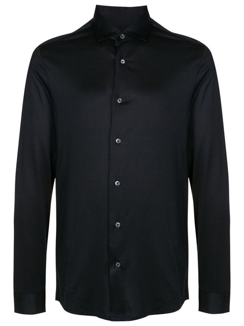 Emporio Armani Emporio Armani long-sleeve poplin shirt
