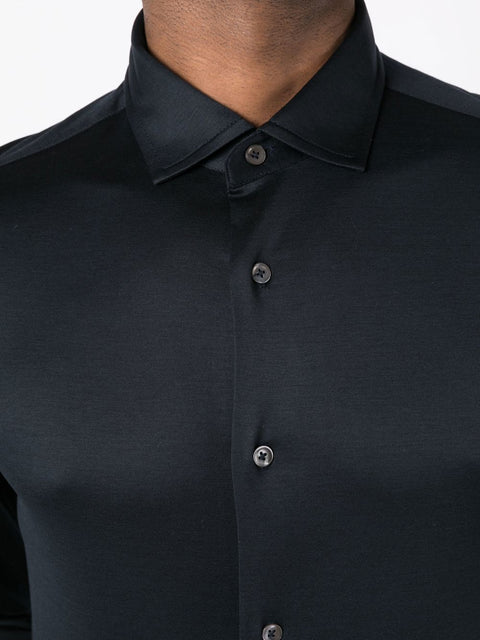 Emporio Armani Emporio Armani long-sleeve poplin shirt