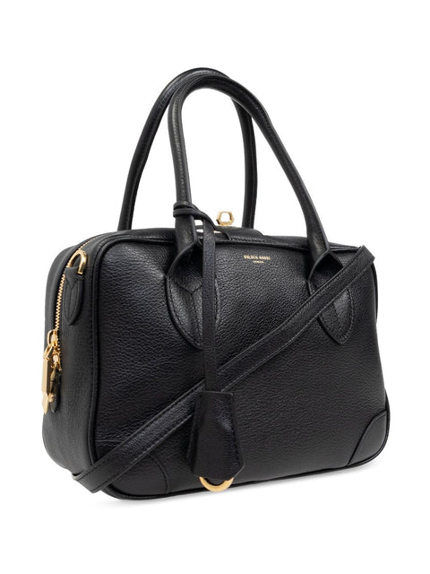 Golden Goose Golden Goose Vita Bag in smooth black leather and gold details