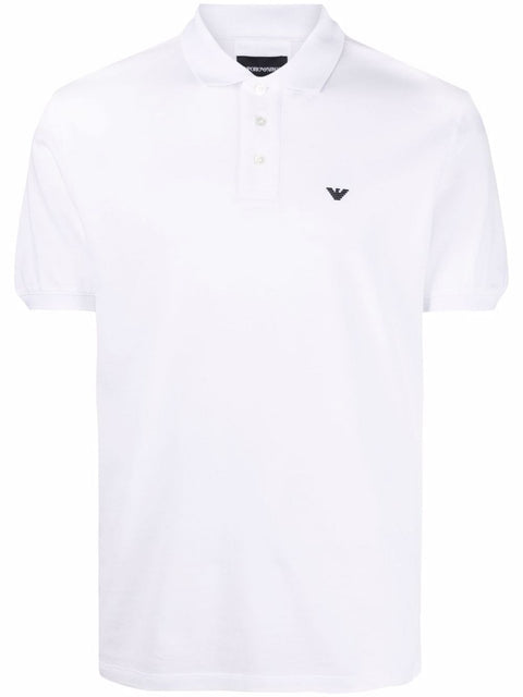 Emporio Armani Emporio Armani logo-embroidered polo shirt