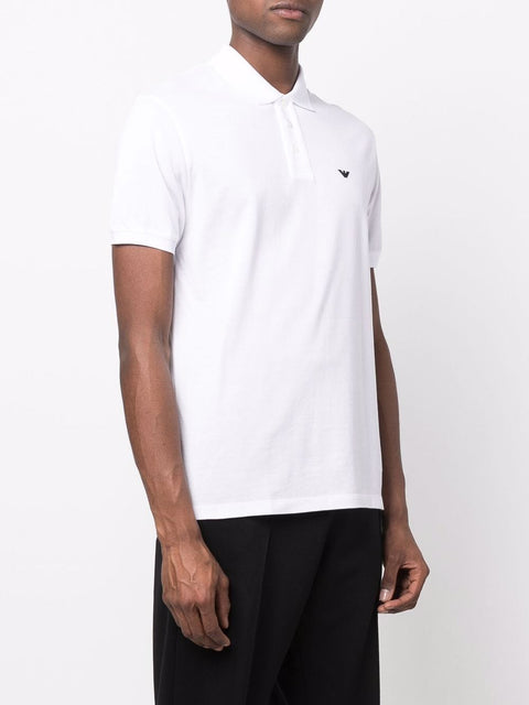 Emporio Armani Emporio Armani logo-embroidered polo shirt
