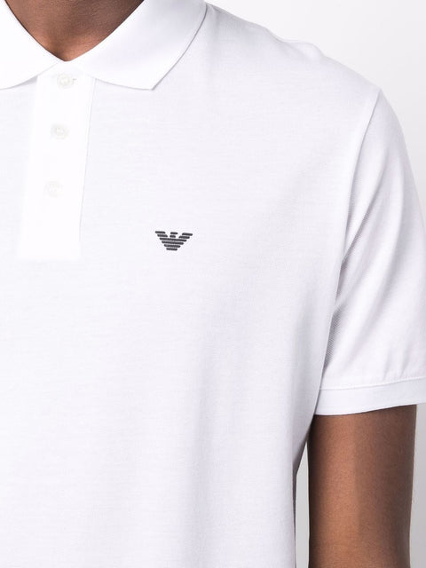 Emporio Armani Emporio Armani logo-embroidered polo shirt