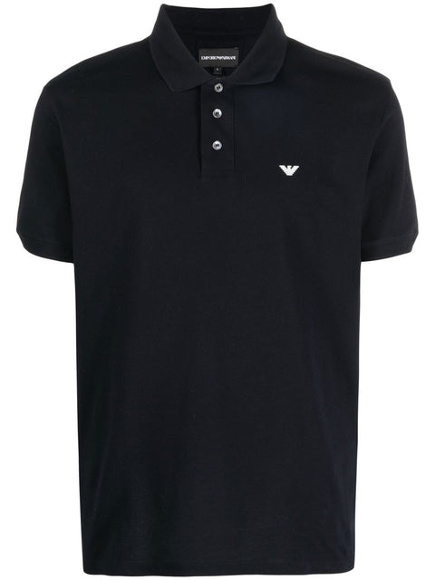 Emporio Armani Emporio Armani logo-embroidered polo shirt
