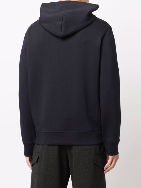 Emporio Armani Emporio Armani long-sleeved Logo Patch Hoodie