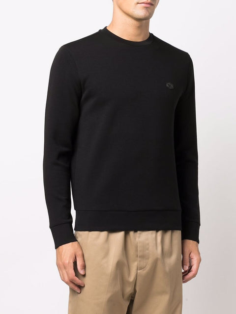 Emporio Armani Emporio Armani logo-patch crew-neck Sweatshirt