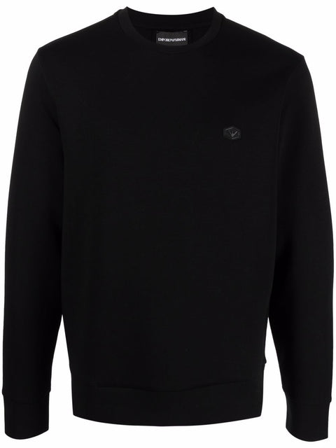 Emporio Armani Emporio Armani logo-patch crew-neck Sweatshirt