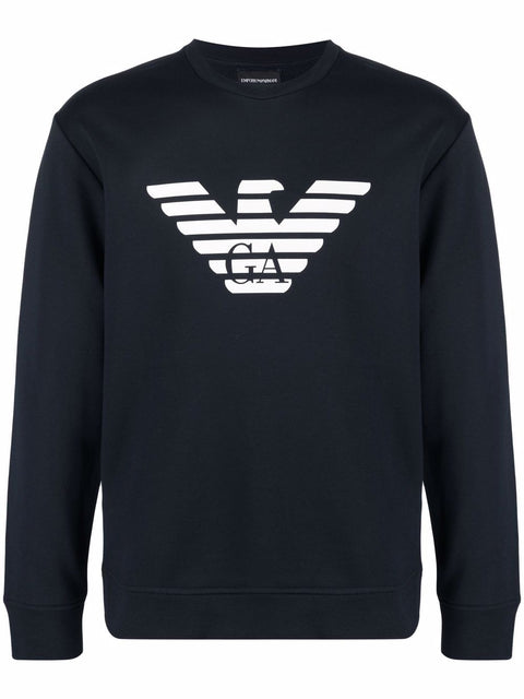 Emporio Armani Emporio Armani Modal blend sweatshirt with logo print