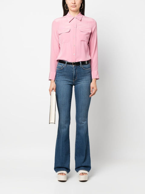 Equipment Equipment Shirts Pink