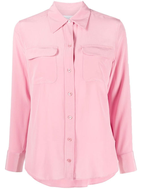 Equipment Equipment Shirts Pink