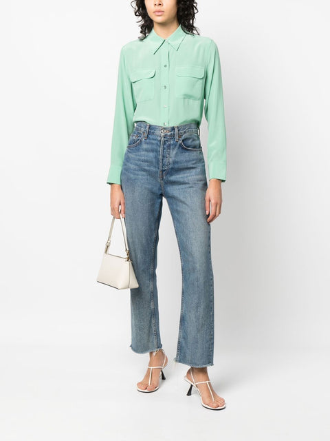 Equipment Equipment Shirts Green