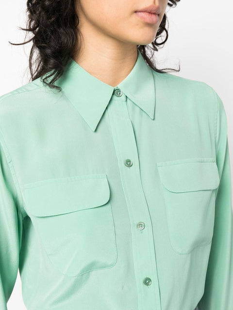 Equipment Equipment Shirts Green