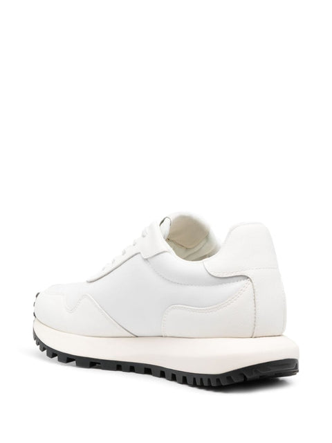 Emporio Armani Emporio Armani Sneakers in recycled nylon with details in regenerated saffiano ASV