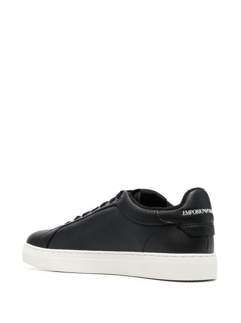 Emporio Armani Emporio Armani logo print lace-up sneaker