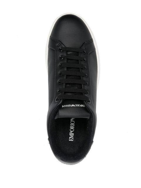 Emporio Armani Emporio Armani logo print lace-up sneaker