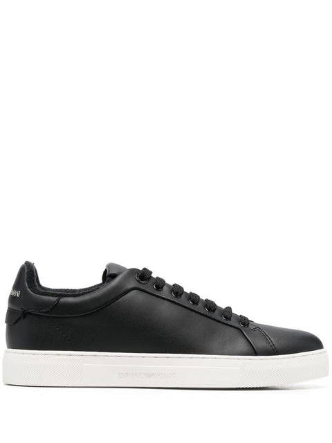 Emporio Armani Emporio Armani logo print lace-up sneaker