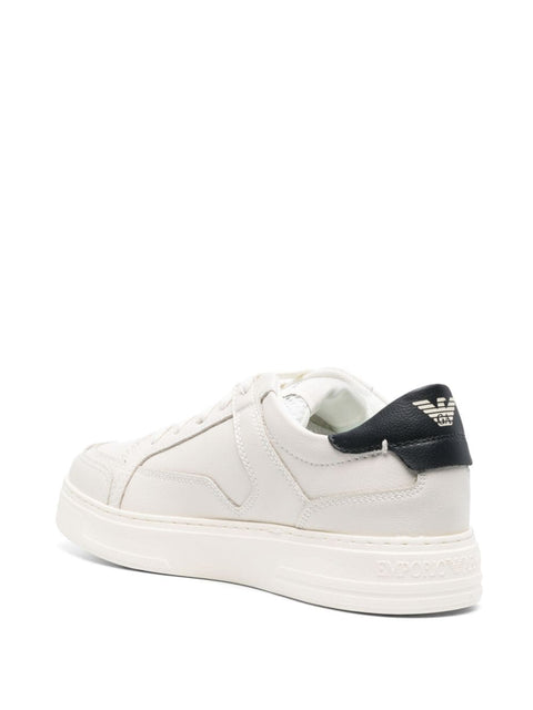 Emporio Armani Emporio Armani lace-up Leather Sneakers