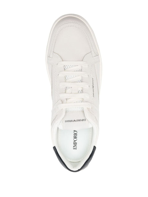 Emporio Armani Emporio Armani lace-up Leather Sneakers