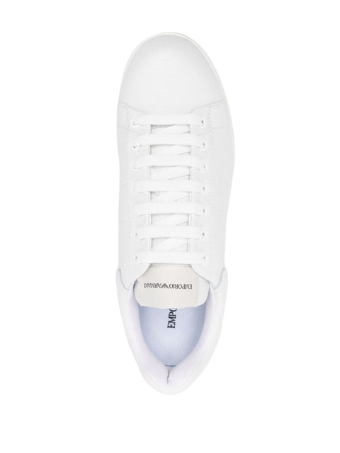 Emporio Armani Emporio Armani leather low top sneakers