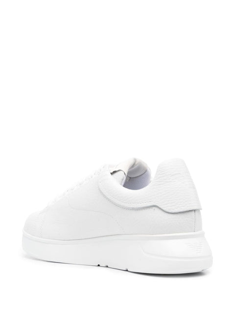 Emporio Armani Emporio Armani leather low top sneakers
