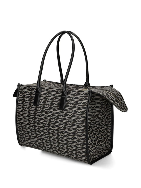 Emporio Armani Emporio Armani Jacquard-logo-motif Tote Bag