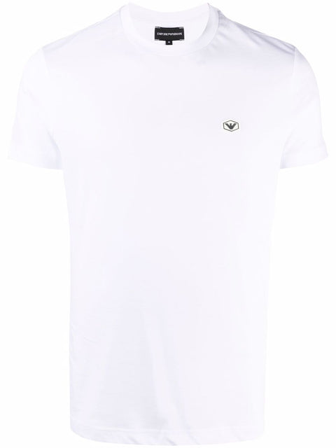 Emporio Armani Emporio Armani logo patch short-sleeved T-shirt