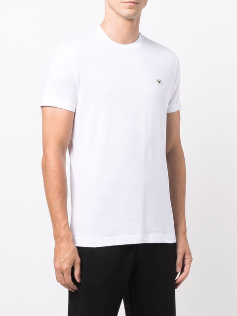 Emporio Armani Emporio Armani logo patch short-sleeved T-shirt
