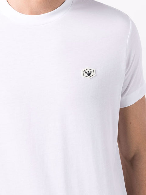 Emporio Armani Emporio Armani logo patch short-sleeved T-shirt