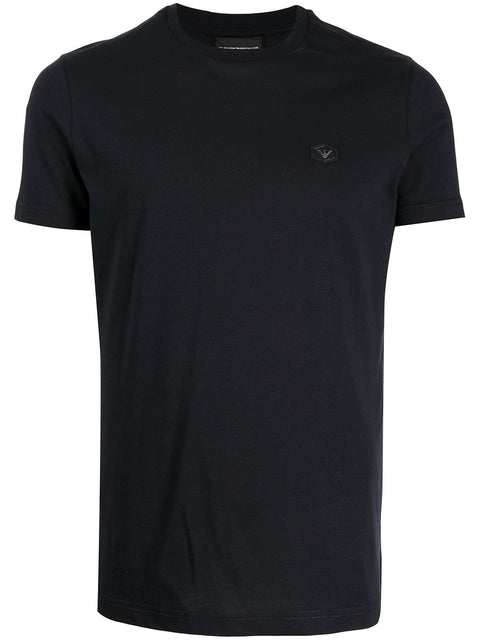 Emporio Armani Emporio Armani logo patch short-sleeved T-shirt