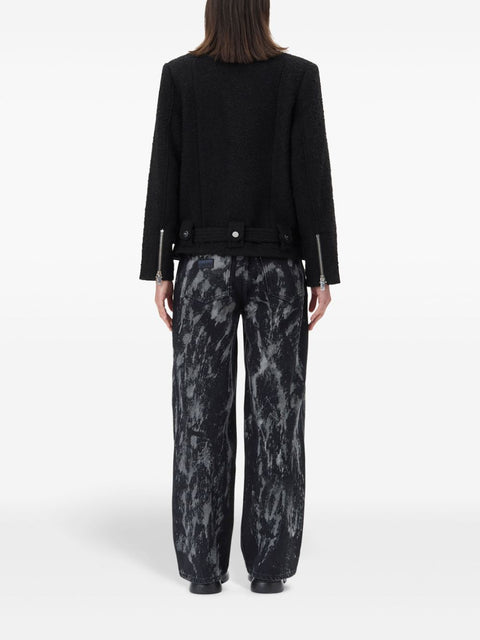 Ganni Ganni Textured Boucle Wool Jacket