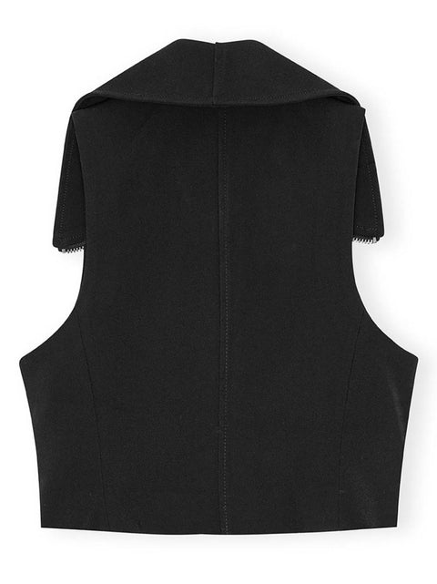 Ganni Ganni Sleeveless tank top with zip