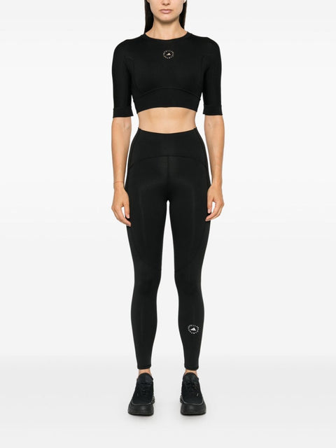 Adidas By Stella McCartney Adidas By Stella McCartney Trousers Black