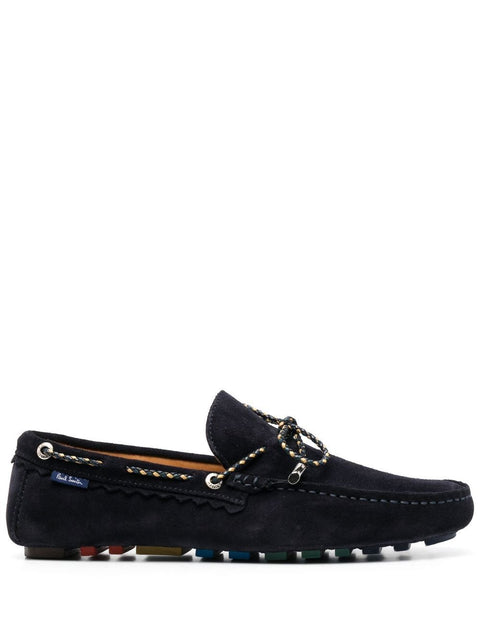 Paul Smith Paul Smith rope-detail suede loafers