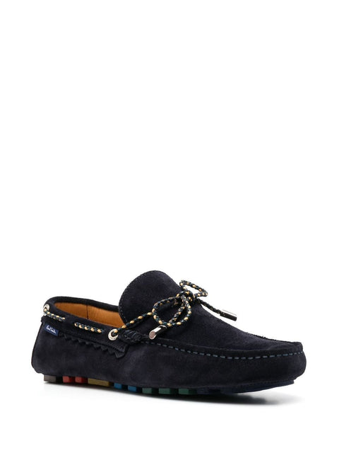 Paul Smith Paul Smith rope-detail suede loafers