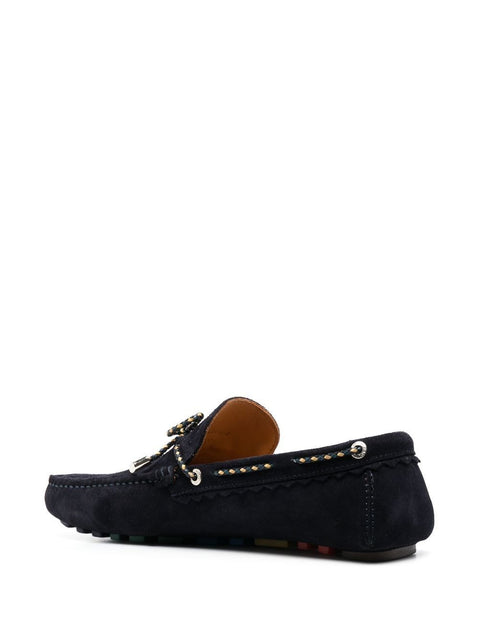 Paul Smith Paul Smith rope-detail suede loafers