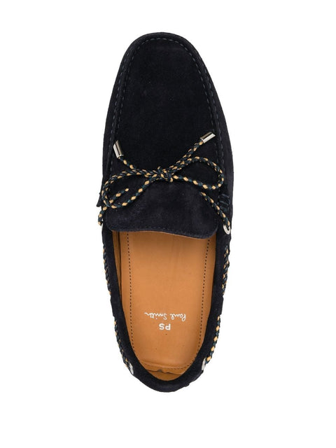 Paul Smith Paul Smith rope-detail suede loafers