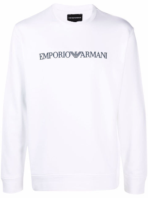 Emporio Armani Emporio Armani Modal blend sweatshirt with logo print