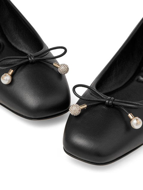 Jimmy Choo Jimmy Choo Elme Flat with Pearl embellishment