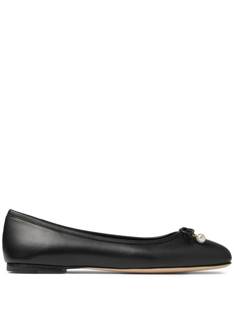 Jimmy Choo Jimmy Choo Elme Flat with Pearl embellishment
