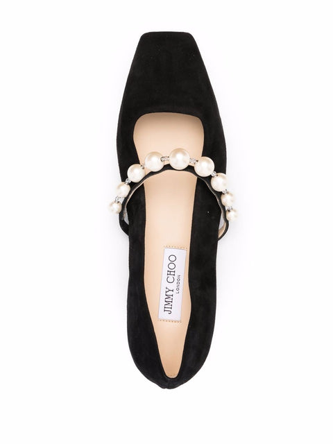 Jimmy Choo Jimmy Choo Square Toe Ballet Flats Ade