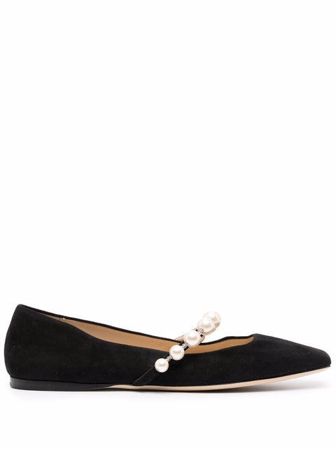 Jimmy Choo Jimmy Choo Square Toe Ballet Flats Ade